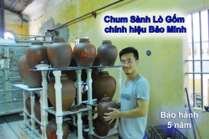Chum Sành Chính Hiệu Bảo Minh Bát Tràng Chum Sành Chính Hiệu Bảo Minh Bát Tràng